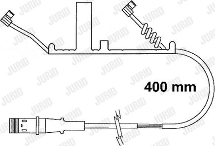 Jurid FAI162 - Contatto segnalazione, Usura past. freno / mat. d'attrito autozon.pro