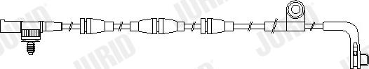 Jurid FWI281 - Contatto segnalazione, Usura past. freno / mat. d'attrito autozon.pro
