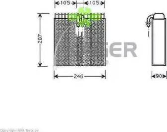 Kager 945649 - Evaporatore, Climatizzatore autozon.pro