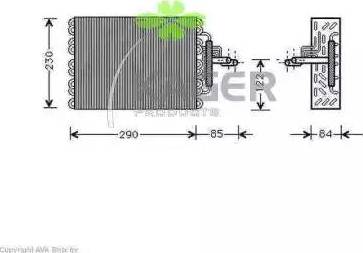 Kager 945671 - Evaporatore, Climatizzatore autozon.pro