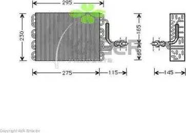 Kager 945737 - Evaporatore, Climatizzatore autozon.pro