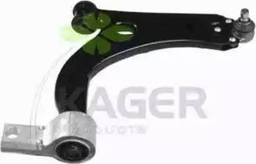 Kager 870778 - Braccio oscillante, Sospensione ruota autozon.pro