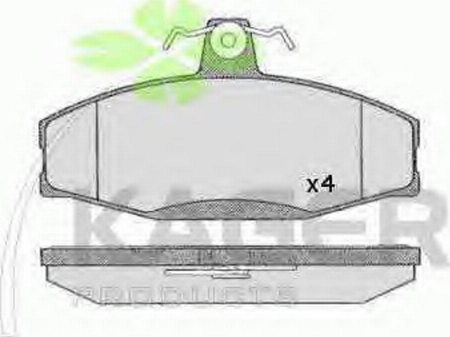 Kager 35-0390 - Kit pastiglie freno, Freno a disco autozon.pro