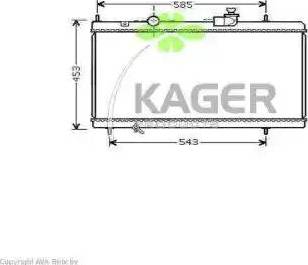 Kager 31-1528 - Radiatore, Raffreddamento motore autozon.pro