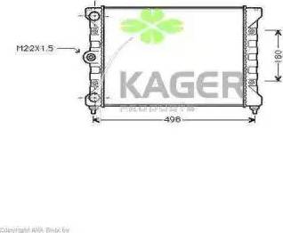 Kager 31-1169 - Radiatore, Raffreddamento motore autozon.pro