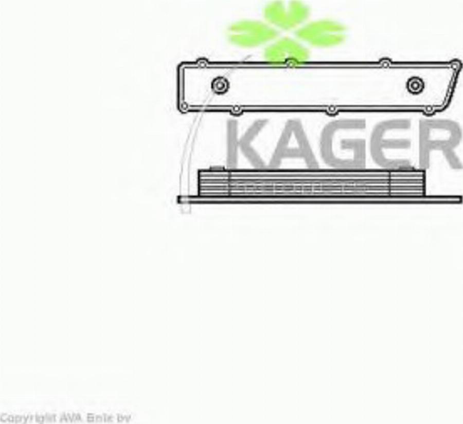 Kager 313815 - Radiatore olio, Olio motore autozon.pro