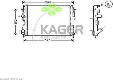 Kager 31-2447 - Radiatore, Raffreddamento motore autozon.pro