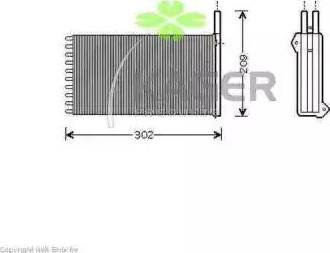 Kager 32-0035 - Scambiatore calore, Riscaldamento abitacolo autozon.pro