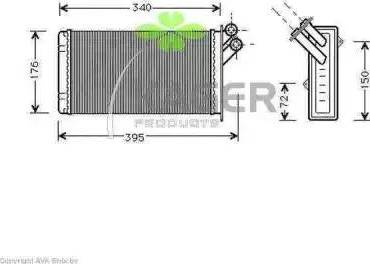 Kager 32-0022 - Scambiatore calore, Riscaldamento abitacolo autozon.pro