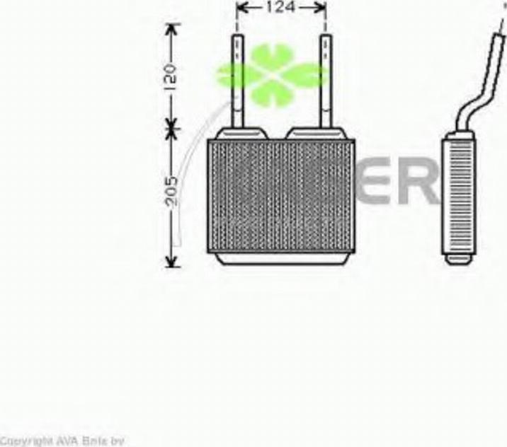 Kager 32-0079 - Scambiatore calore, Riscaldamento abitacolo autozon.pro