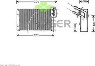Kager 320102 - Scambiatore calore, Riscaldamento abitacolo autozon.pro