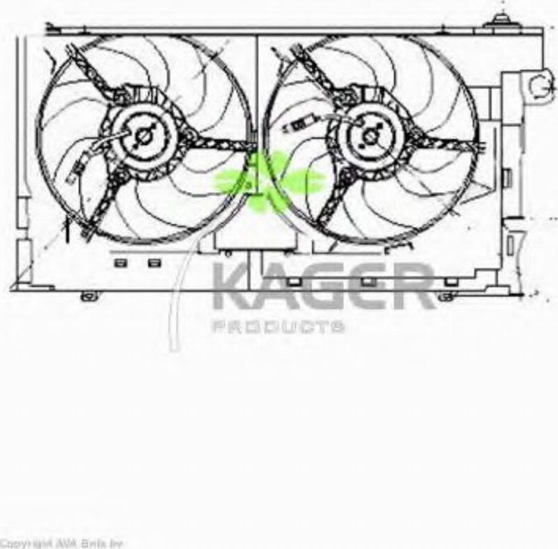 Kager 322039 - Ventola, Raffreddamento motore autozon.pro