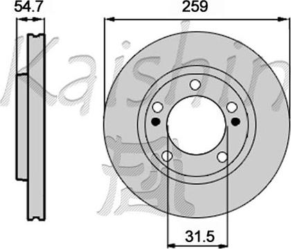 Kaishin CBR453 - Discofreno autozon.pro