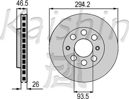 Kaishin CBR423 - Discofreno autozon.pro