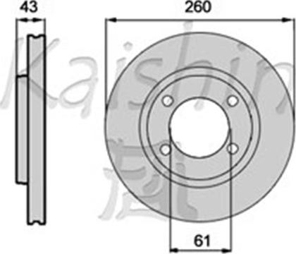 Kaishin CBR571 - Discofreno autozon.pro