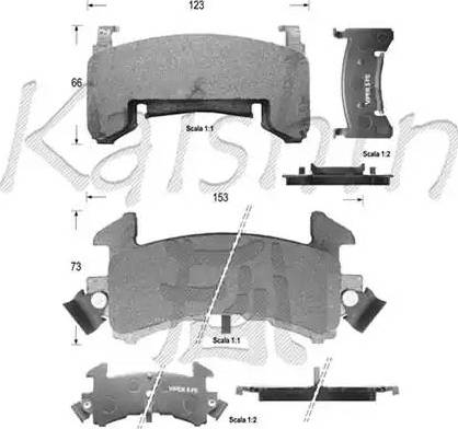 Kaishin D9989 - Kit pastiglie freno, Freno a disco autozon.pro