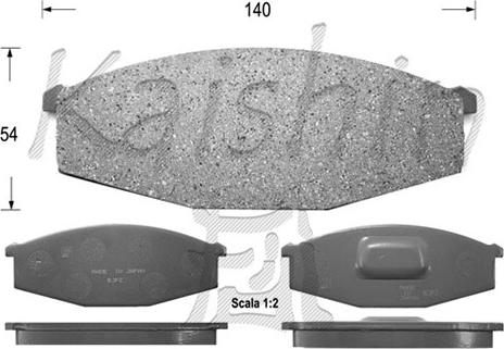 Kaishin D1026 - Kit pastiglie freno, Freno a disco autozon.pro