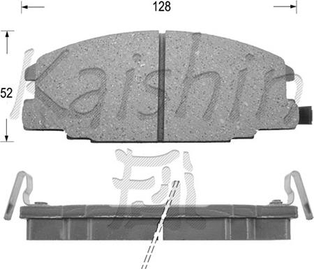 Kaishin FK4029 - Kit pastiglie freno, Freno a disco autozon.pro