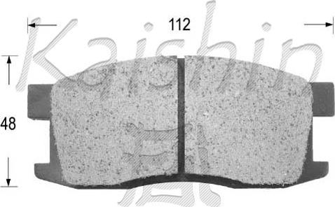 Kaishin FK5010 - Kit pastiglie freno, Freno a disco autozon.pro