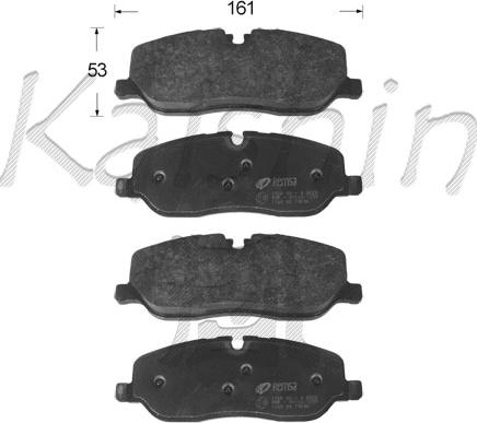 Kaishin FK10168 - Kit pastiglie freno, Freno a disco autozon.pro