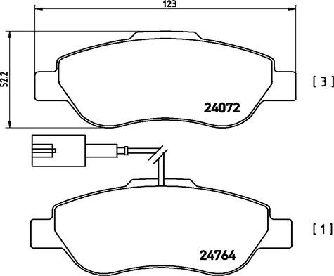 Kaishin FK20005 - Kit pastiglie freno, Freno a disco autozon.pro