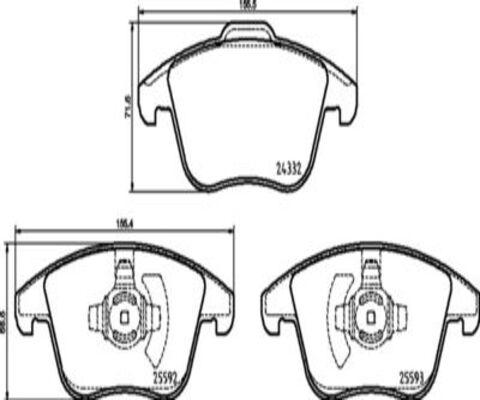 Kaishin FK20007� - Kit pastiglie freno, Freno a disco autozon.pro