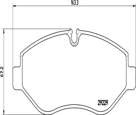 Kaishin FK20035 - Kit pastiglie freno, Freno a disco autozon.pro