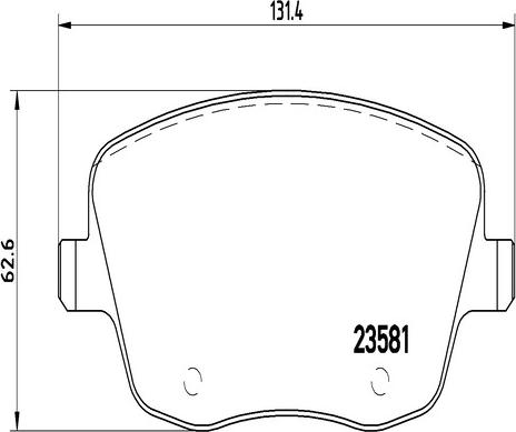 Kaishin FK20031 - Kit pastiglie freno, Freno a disco autozon.pro