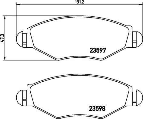 Kaishin FK20025 - Kit pastiglie freno, Freno a disco autozon.pro