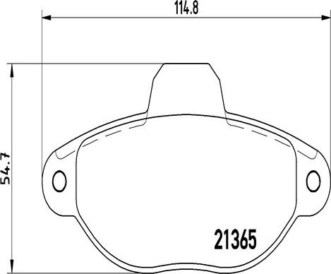 Kaishin FK20255 - Kit pastiglie freno, Freno a disco autozon.pro