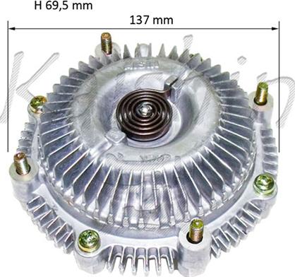 Kaishin GV021 - Giunto di collegamento, Ventilatore radiatore autozon.pro