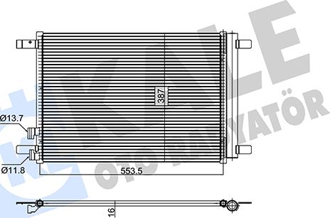 KALE OTO RADYATÖR 492000 - Condensatore, Climatizzatore autozon.pro