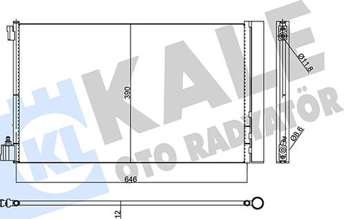 KALE OTO RADYATÖR 473299 - Condensatore, Climatizzatore autozon.pro