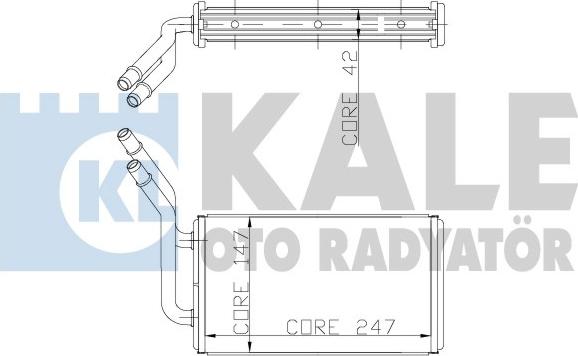 KALE OTO RADYATÖR 149800 - Scambiatore calore, Riscaldamento abitacolo autozon.pro