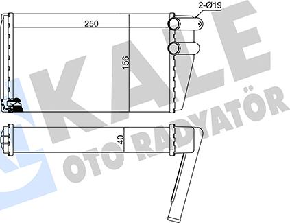 KALE OTO RADYATÖR 149700 - Scambiatore calore, Riscaldamento abitacolo autozon.pro