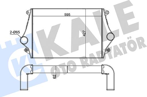 KALE OTO RADYATÖR 154400 - Intercooler autozon.pro