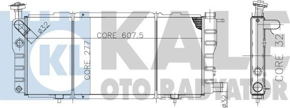 KALE OTO RADYATÖR 137800 - Radiatore, Raffreddamento motore autozon.pro