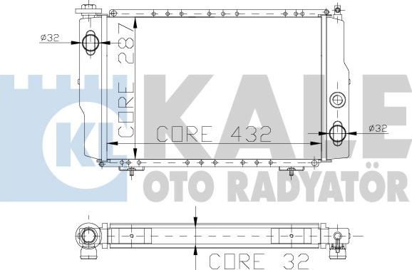 KALE OTO RADYATÖR 129800 - Radiatore, Raffreddamento motore autozon.pro