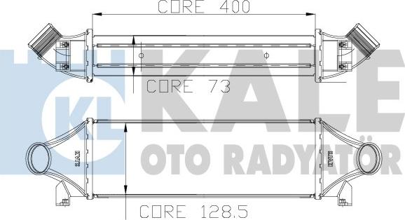 KALE OTO RADYATÖR 126200 - Intercooler autozon.pro