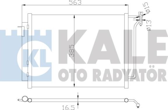 KALE OTO RADYATÖR 390900 - Condensatore, Climatizzatore autozon.pro