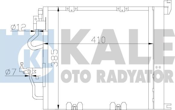 KALE OTO RADYATÖR 393600 - Condensatore, Climatizzatore autozon.pro