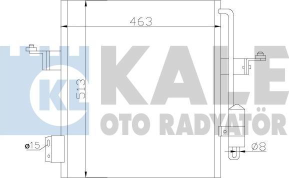 KALE OTO RADYATÖR 393100 - Condensatore, Climatizzatore autozon.pro