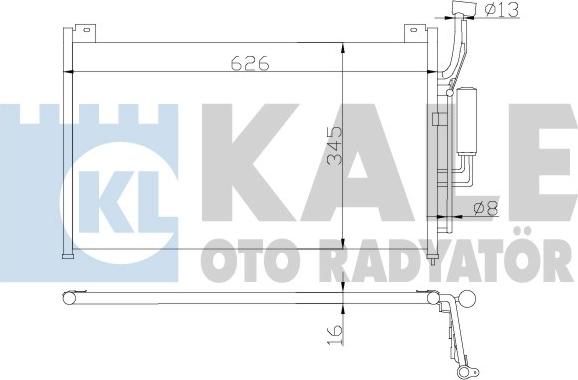 KALE OTO RADYATÖR 392300 - Condensatore, Climatizzatore autozon.pro