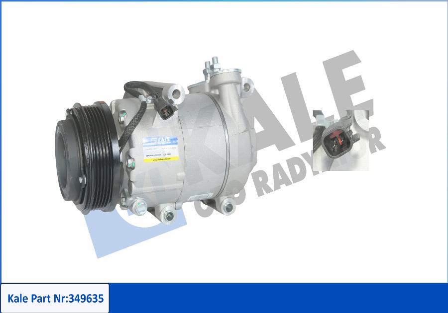 KALE OTO RADYATÖR 349635 - Compressore, Climatizzatore autozon.pro