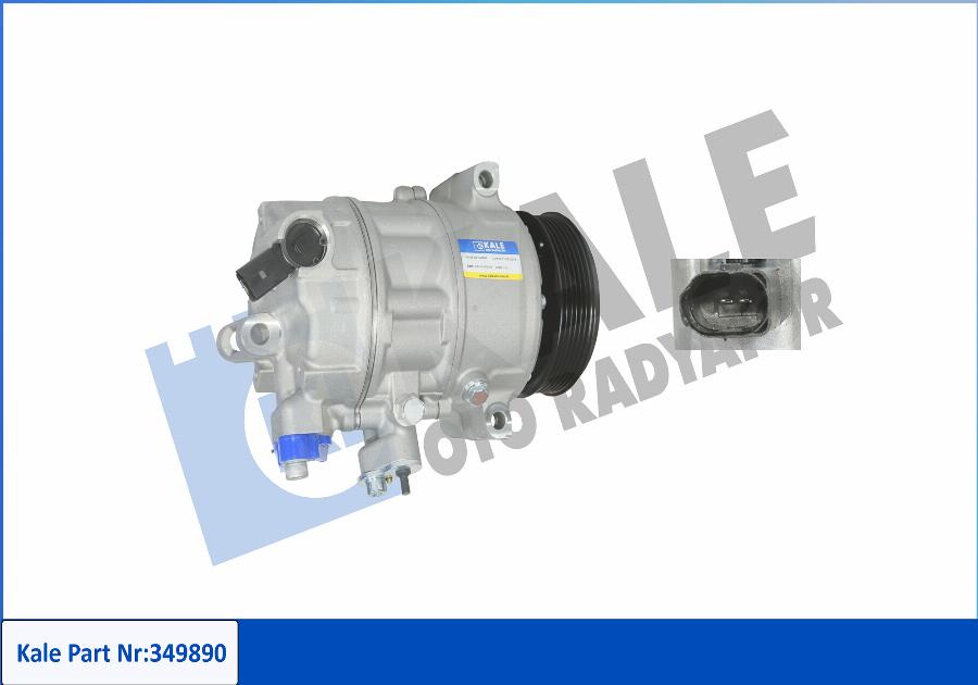 KALE OTO RADYATÖR 349890 - Compressore, Climatizzatore autozon.pro