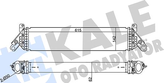 KALE OTO RADYATÖR 344960 - Intercooler autozon.pro