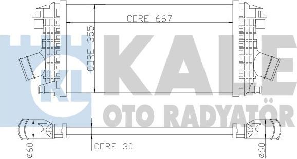 KALE OTO RADYATÖR 344900 - Intercooler autozon.pro