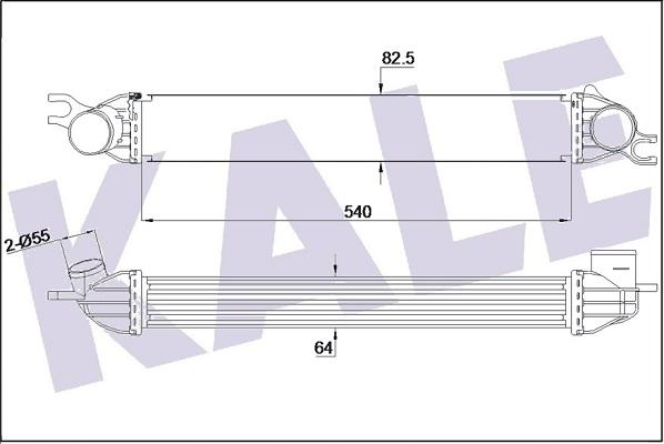 KALE OTO RADYATÖR 344860 - Intercooler autozon.pro