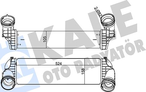 KALE OTO RADYATÖR 344810 - Intercooler autozon.pro