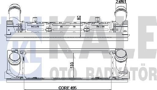 KALE OTO RADYATÖR 344825 - Intercooler autozon.pro